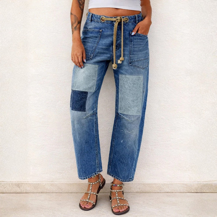 Sabine - Patchwork-Jeans
