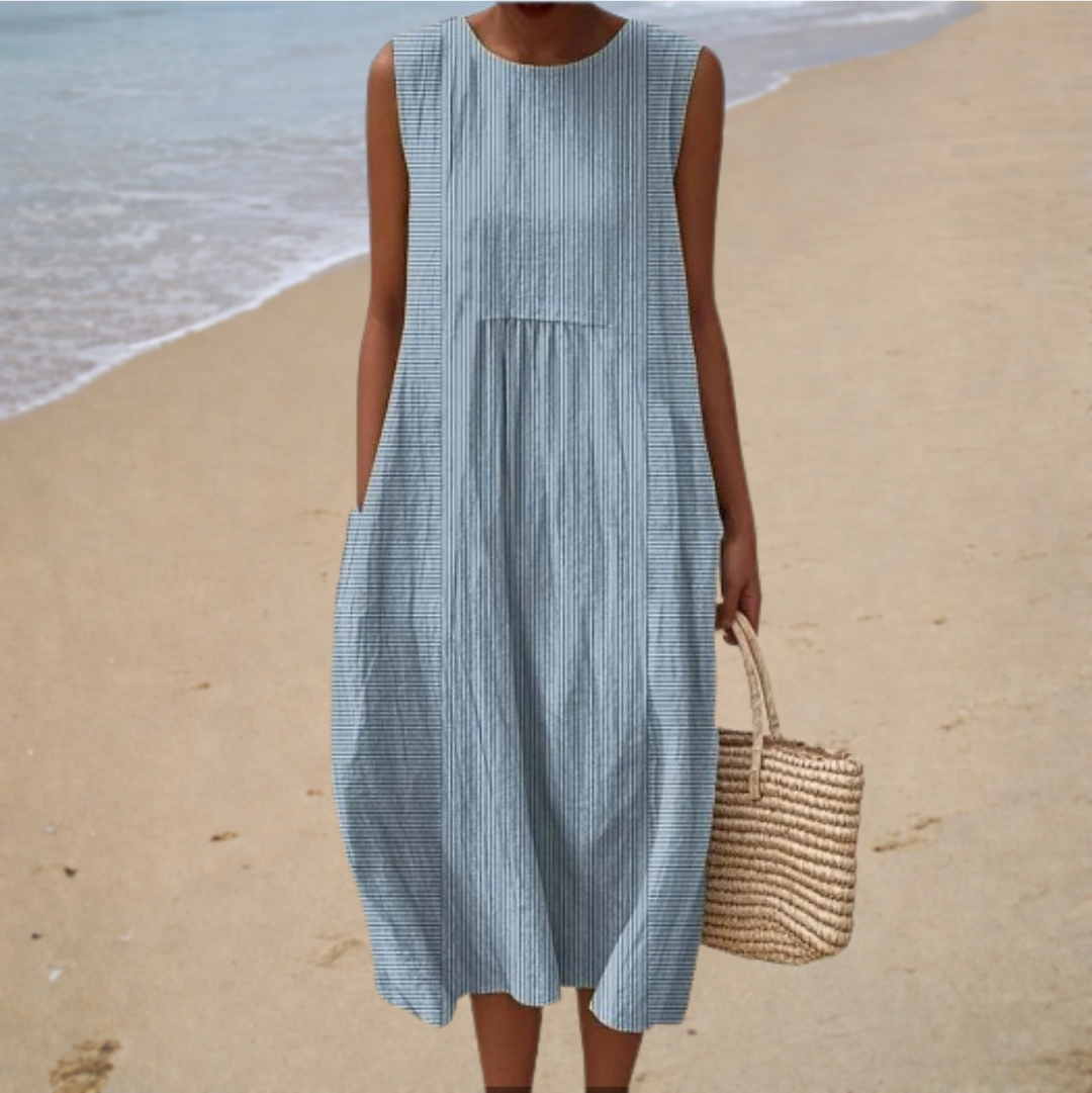 Bequeme Ärmellose Sommerkleid