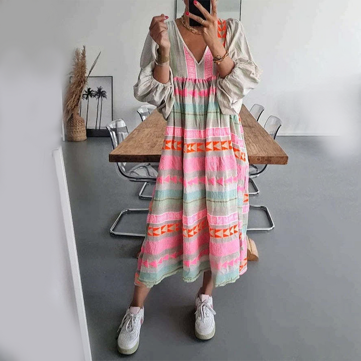 Jessenia - Bequeme Boho-Kleid