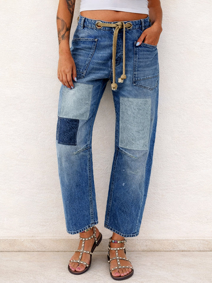 Sabine - Patchwork-Jeans