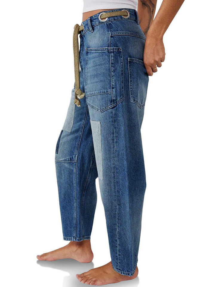 Sabine - Patchwork-Jeans